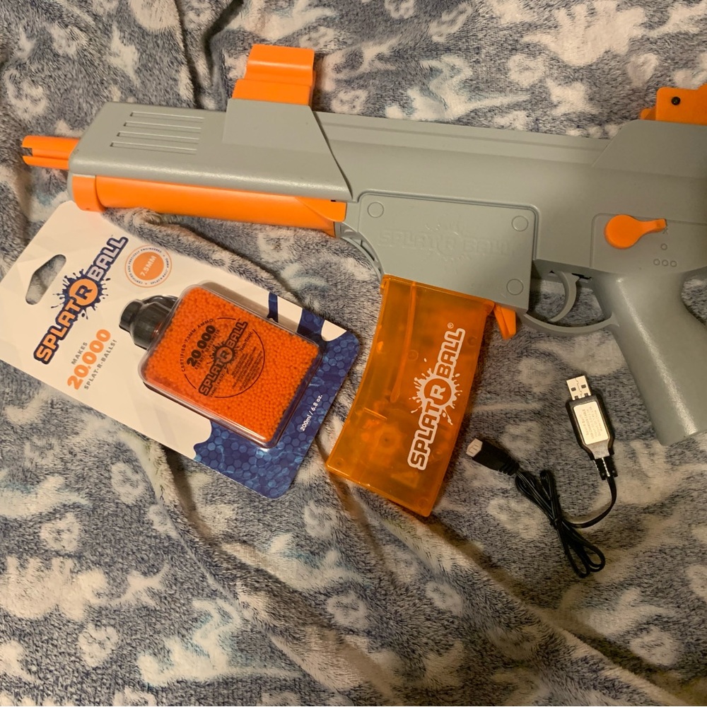 Splatrgun used only 2 times all the items you see comes with it
